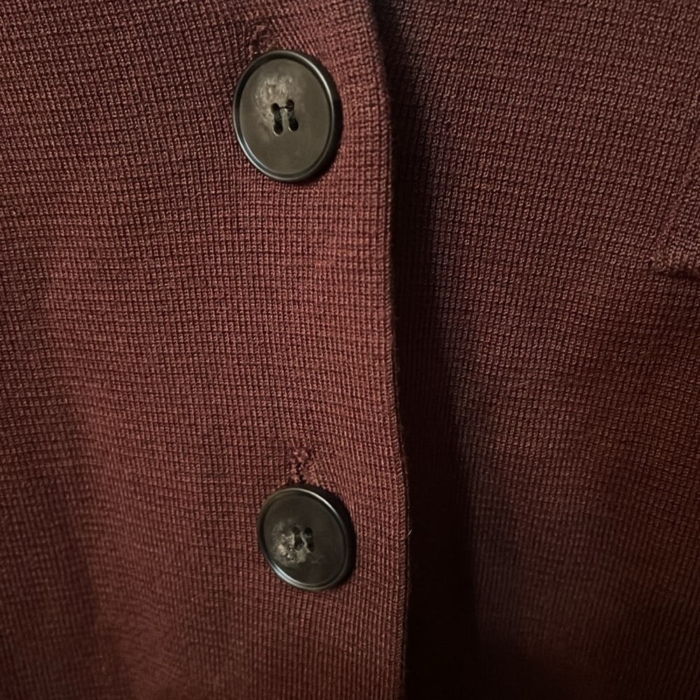 Zara knit brown coat oversized no belt included size S - Picture 11 of 12